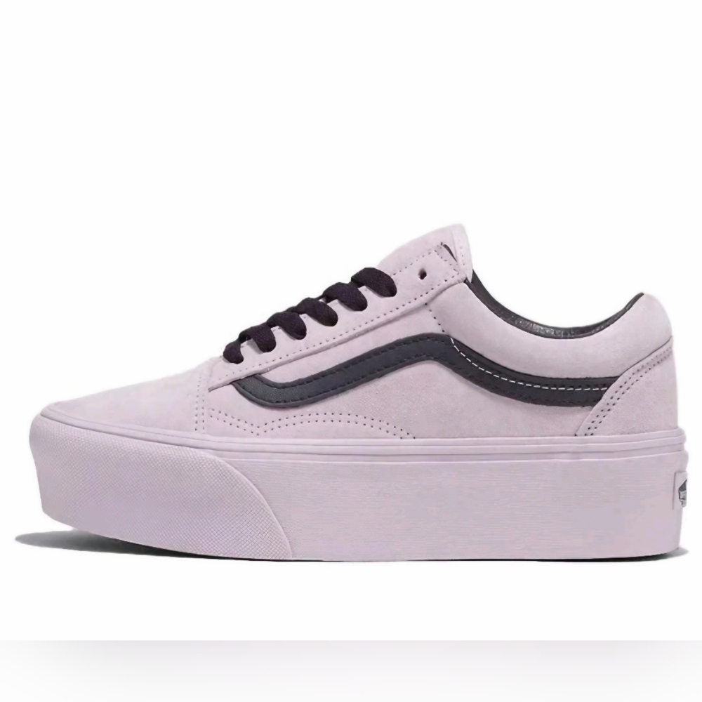 Nwot Vans Old Skool Stackform Suede Sneakers Lave… - image 2